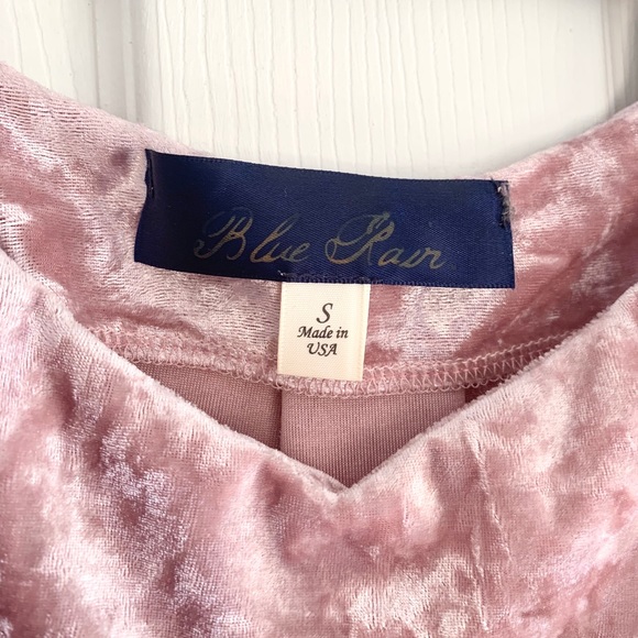 Blue Rain Francesca’s Crushed Velvet Top - Picture 5 of 5